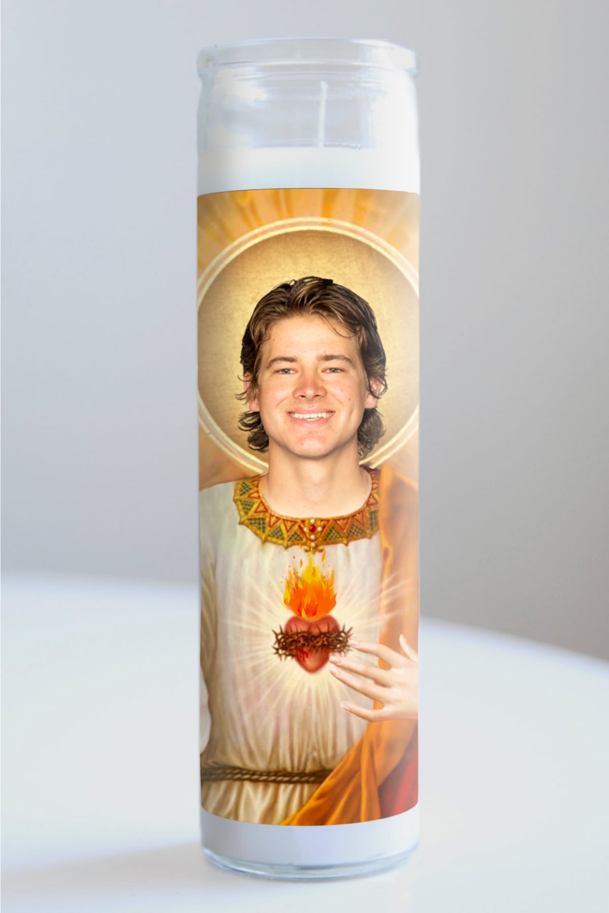 Justin Herbert Prayer Candle – Tainted Saint LLC