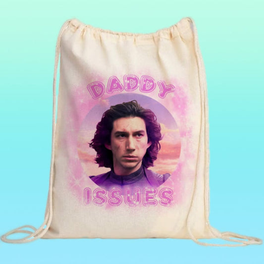 Adam Driver "Daddy Issues" Drawstring Backpack