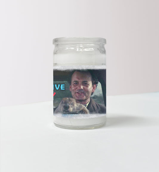 Bill Murray Don't Drive Angry Mini Candle