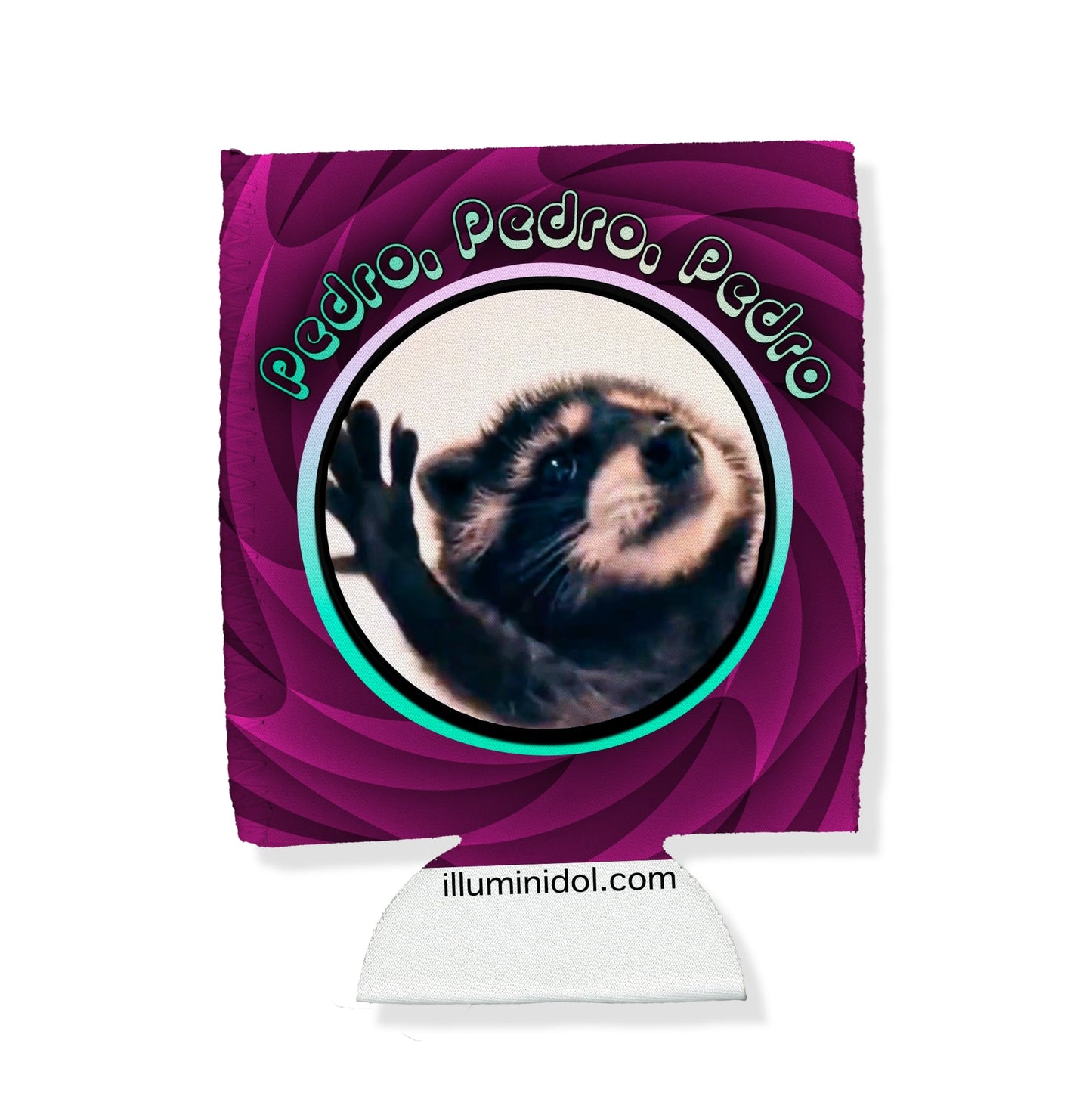 Pedro Raccoon Meme Koozie