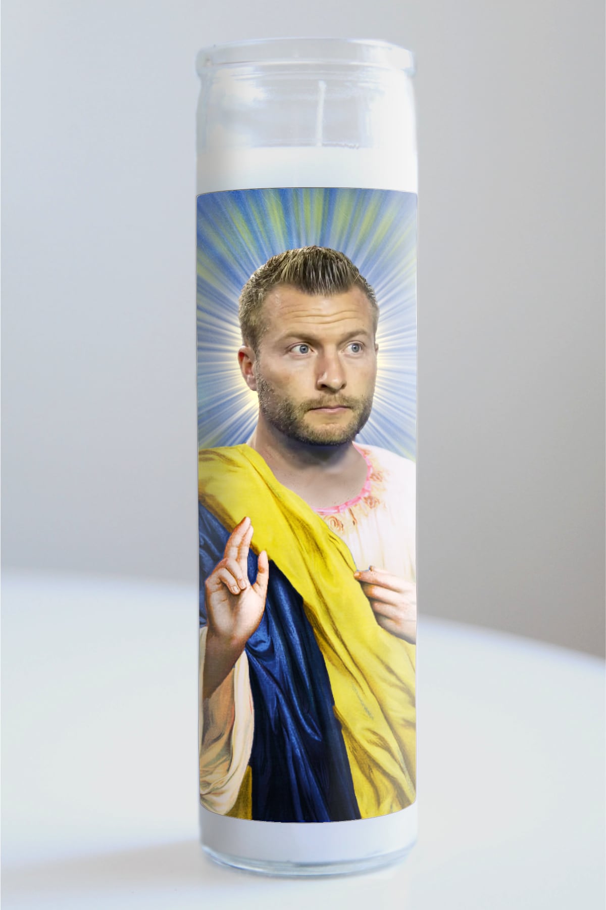 Sean McVay Team Colors Candle