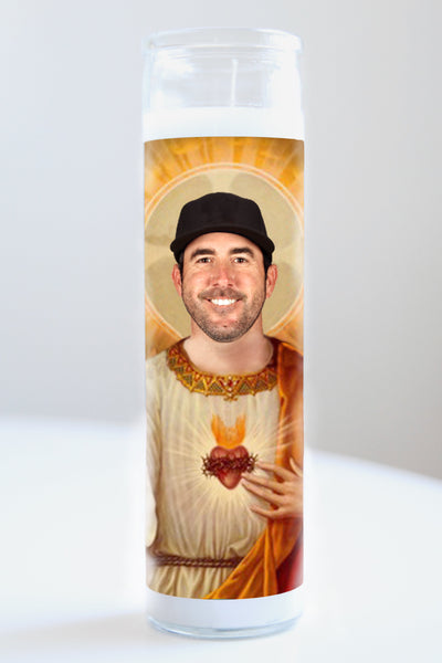 Justin Verlander Team Colors Candle – Illuminidol